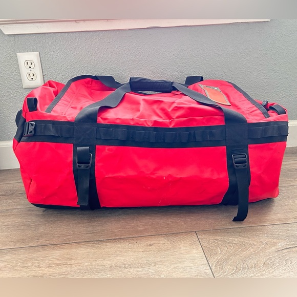 The North Face Bags North Face Duffle Bag Luggage Large Red Poshmark